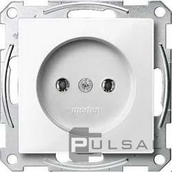 Розетка
M-Smart,  M-Plan,  M-Elegance,  M-Pure,  без шторок,  без заземления,  одинарная,  безвинтовые клеммы,   цвет - полярно-белый,  пластмасса,  MTN2001-0319,  MEG2001-0319,  Merten
 - PULSAL.RU