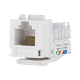 Разъем Modular Jack (тип Keystone/AMP) RJ45 Cat.6 (UTP)
LK Studio,  одинарная,  двойная,   цвет - белый матовый,  пластмасса,  856300 LK45,  856300,  Экопласт
 - PULSAL.RU