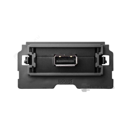 Разъем USB type-A
Simon 100,  USB данные,  одинарная,  пластмасса,  10000561-039,  Simon
 - PULSAL.RU