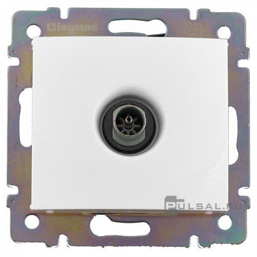 Розетка оконечная
Valena,  телевизионная (TV),  одинарная,   цвет - белый,  пластмасса,  774430,  7 744 30,  Legrand
 - PULSAL.RU Розетка оконечная
Valena,  телевизионная (TV),  одинарная,   цвет - белый,  пластмасса,  774430,  7 744 30,  Legrand
 - PULSAL.RU