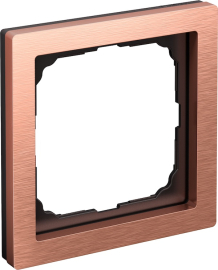 Рамка Pure
ArtGallery Pure,  1 пост,   цвет - медь,  вертикальная,  горизонтальная,  металл,  GAL312501,  Systeme Electric
 - PULSAL.RU