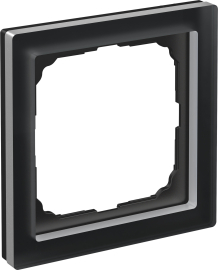 Рамка Pure
ArtGallery Pure,  1 пост,   цвет - черное матовое стекло,  вертикальная,  горизонтальная,  стекло акриловое,  GAL331001,  Systeme Electric
 - PULSAL.RU