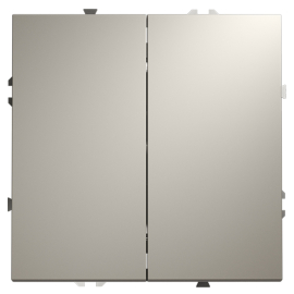 Кнопка Н.О.
S70,  двухклавишный,   цвет - кашемир,  пластмасса,  VLS020603,  Voltum
 - PULSAL.RU