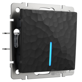 Переключатель
Hammer,  одноклавишный,  с подсветкой,   цвет - черный,  пластмасса,  W1212108,  a052056,  Werkel
 - PULSAL.RU