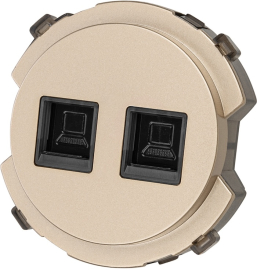 Розетка компьютерная RJ45 Cat.5 (UTP)
Байкал,  двойная,   цвет - шампань,  пластмасса,  SQ1819-0516,  TDM
 - PULSAL.RU Розетка компьютерная RJ45 Cat.5 (UTP)
Байкал,  двойная,   цвет - шампань,  пластмасса,  SQ1819-0516,  TDM
 - PULSAL.RU