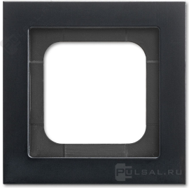 Рамка
Busch-axcent,  1 пост,   цвет - черный матовый,  вертикальная,  горизонтальная,  металл,  1721-275-500,  2CKA001754A4708,  ABB
 - PULSAL.RU