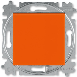 Выключатель
Levit,  одноклавишный,  без подсветки,   цвет - оранжевый / дымчатый чёрный,  пластмасса,  3559H-A01445 66W,  2CHH590145A6066,  ABB
 - PULSAL.RU