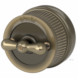 Выключатель поворотный
Retro,   цвет - бронзовый,  металл,  W5720012,  a050767,  Werkel
 - PULSAL.RU