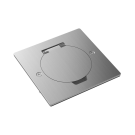 Лючок квадратный в пол (без установочного набора и без розеток)
Лючки DFB,  напольная,  1 пост,  2 модуля,   цвет - серебро,  металл,  IP 44,  DFB2MRRMS,  Donel
 - PULSAL.RU