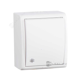 Перекрестный переключатель
Simon 15 Aqua,  одноклавишный,  без подсветки,   цвет - белый глянец,  пластмасса,  IP 54,  1594251-030,  Simon
 - PULSAL.RU