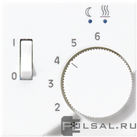 Накладка
A creation,  A 550,  A flow,  AS 500,  ECO profi и ECO profi Standart,  ECO profi design (ECO Profi Deco),  поворотный,  датчик t° пола (внешний),  без таймера,   цвет - белый,  пластмасса,  AFTR231PLWW,  A FTR 231 PL WW,  JUNG
 - PULSAL.RU