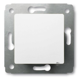 Выключатель
Cariva,  одноклавишный,  без подсветки,   цвет - белый,  пластмасса,  773656,  7 736 56,  Legrand
 - PULSAL.RU