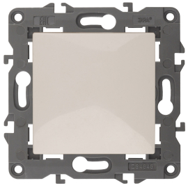 Выключатель
Elegance,  одноклавишный,  без подсветки,   цвет - слоновая кость,  пластмасса,  Б0034208,  14-1101-02,  ЭРА
 - PULSAL.RU