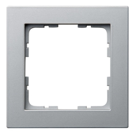 Рамка
R1,  1 пост,   цвет - алюминий,  вертикальная,  горизонтальная,  пластмасса,  81001SCS,  Wedder
 - PULSAL.RU