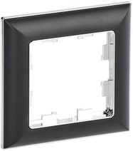 Рамка
BRITE,  1 пост,   цвет - черный,  хром,  вертикальная,  горизонтальная,  пластмасса,  BR-M12-12-2-K23,  IEK
 - PULSAL.RU