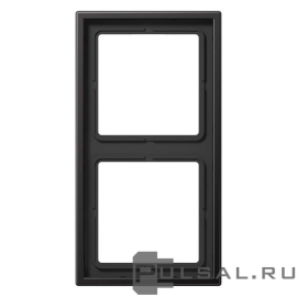 Рамка
LS 990,  LS 1912,  2 поста,   цвет - алюминий темный,  вертикальная,  горизонтальная,  металл,  AL2982D,  AL 2982 D,  JUNG
 - PULSAL.RU