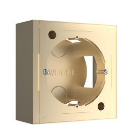 Коробка накладного монтажа
Favorit,  Diamant,  Aluminium,   цвет - шампань,  пластмасса,  W8000011,  a053529,  Werkel
 - PULSAL.RU