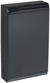 Корпус щита ЩРН-П-36, PRIME, навесной, IP 41,  модулей - 36, пластмасса,  цвет - черный, MKP13-N-01-36-41-K02, IEK - PULSAL.RU