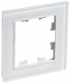 Рамка
Atlas Design,  1 пост,   цвет - белое стекло,  вертикальная,  горизонтальная,  стекло акриловое,  ATN320101,  Schneider Electric
 - PULSAL.RU