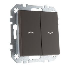 Выключатель для жалюзи
Epsilon,  Retro Liregus,  без фиксации,  без подсветки,   цвет - коричневый матовый,  пластмасса,  IJZ.10-001-01.R/ON31,  29-013,  LIREGUS
 - PULSAL.RU