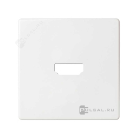 Накладка
Simon 82 Detail,  Simon 82 Nature,  Simon 82,   цвет - белый глянец,  пластмасса,  8201094-030,  Simon
 - PULSAL.RU