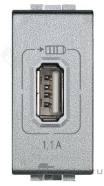 Розетка USB, 1.1А
LivingLight,  LivingLight AIR,  USB type-A 5V,  одинарная,   цвет - алюминий,  пластмасса,  NT4285C1,  BTicino
 - PULSAL.RU Розетка USB, 1.1А
LivingLight,  LivingLight AIR,  USB type-A 5V,  одинарная,   цвет - алюминий,  пластмасса,  NT4285C1,  BTicino
 - PULSAL.RU