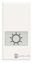 Клавиша широкая "Лампа"
Axolute,  Axolute AIR,  одноклавишный,  с подсветкой,  с индикацией,   цвет - белый,  пластмасса,  HD4921LA,  BTicino
 - PULSAL.RU