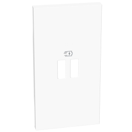 Лицевая панель
Living Now,  USB type-C 5V,  одинарная,  двойная,   цвет - белый,  пластмасса,  KW12PD,  BTicino
 - PULSAL.RU