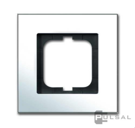 Рамка
Carat,  1 пост,   цвет - хром,  вертикальная,  горизонтальная,  металл,  1721-826-101,  2CKA001754A4360,  ABB
 - PULSAL.RU