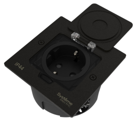 Лючок MultiDesk с розеткой и монтажной коробкой для стены, фальшпола, стола
MultiDesk,  W45,  напольная,  для сплошных стен,  для столов и мебели,  для полых стен и гипрока,  1 пост,   цвет - черный матовый,  металл,  IP 44,  MDK21102MBA,  Systeme Electric
 - PULSAL.RU