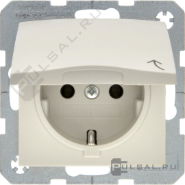 Розетка
S.1,  без шторок,  с крышкой,  с заземлением,  одинарная,  безвинтовые клеммы,   цвет - бежевый глянцевый,  пластмасса,  47518982,  4751 89 82,  Berker
 - PULSAL.RU