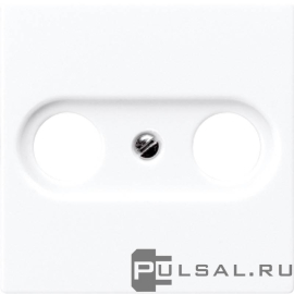 Накладка
A VIVA,  A creation,  A 550,  A flow,  AS 500,  AS 500 Антибактериальная,  ECO profi и ECO profi Standart,  ECO profi design (ECO Profi Deco),  телевизионная (TV),  спутниковая (SAT),  радио (R),  двойная,   цвет - белый,  пластмасса,  A561PLTVWW,  A 561 PLTV WW,  JUNG
 - PULSAL.RU