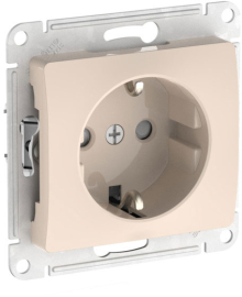 Розетка (безвинтовые клеммы)
Glossa,  со шторками,  с заземлением,  одинарная,  безвинтовые клеммы,   цвет - бежевый,  пластмасса,  GSL000245S,  Schneider Electric
 - PULSAL.RU