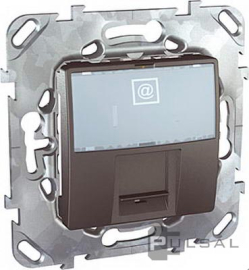 Розетка компьютерная RJ45 Cat.6 (UTP)
Unica Quadro,  Unica Top,  Unica Class,  одинарная,   цвет - графит,  пластмасса,  MGU5.425.12ZD,  Schneider Electric
 - PULSAL.RU