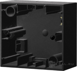 Коробка для наружного монтажа
K.1,   цвет - антрацит матовый,  пластмасса,  10417006,  1041 70 06,  Berker
 - PULSAL.RU