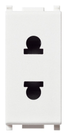 Розетка евро-американского стандарта
Plana,  Plana Up,  со шторками,  без заземления,  одинарная,  винтовые клеммы,   цвет - белый,  пластмасса,  14234 VIM,  14234,  Vimar
 - PULSAL.RU