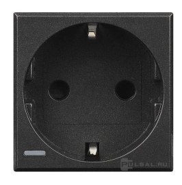 Розетка
Axolute,  Axolute AIR,  со шторками,  с заземлением,  одинарная,  безвинтовые клеммы,   цвет - антрацит,  пластмасса,  HS4141W,  BTicino
 - PULSAL.RU