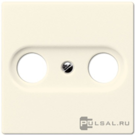Накладка
AS 500,  ECO profi и ECO profi Standart,  ECO profi design (ECO Profi Deco),  телевизионная (TV),  спутниковая (SAT),  радио (R),  двойная,   цвет - слоновая кость,  пластмасса,  A561PLTV,  A 561 PLTV,  JUNG
 - PULSAL.RU