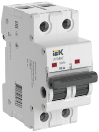 Выключатель нагрузки (рубильник) ARMAT, 2 полюса, 80А, AR-SWN-2-080, IEK - PULSAL.RU