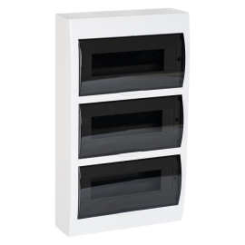 Щит распред, навесной ЩРН-П-36 IP41 EKF PROxima, PROxima BOX, навесной, IP 41,  модулей - 36, пластмасса,  цвет - белый, pb40-n-36, EKF - PULSAL.RU