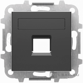 Накладка
SKY,  одинарная,   цвет - черный бархат,  пластмасса,  8518.1 NS,  2CLA851810A1501,  ABB
 - PULSAL.RU