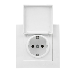 Розетка
Валенсия,  со шторками,  с крышкой,  с заземлением,  одинарная,  винтовые клеммы,   цвет - белый,  пластмасса,  IP 44,  EWV10-124-10,  EKF
 - PULSAL.RU