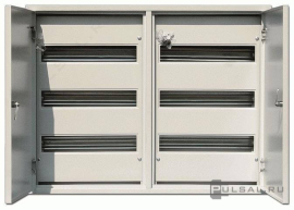 Щит двудверный 520х685х120, ЩРН-90 с замком, ЩРН, навесной, IP 31,  модулей - 90, металл,  цвет - серый, 30209DEK, Dekraft - PULSAL.RU