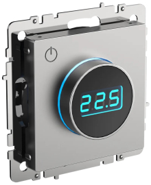 Термостат электронный, 16 А, 3500 Вт
BRITE,  поворотный,  датчик t° пола (внешний),  без таймера,   цвет - сталь,  пластмасса,  BR-RT11-K46,  IEK
 - PULSAL.RU