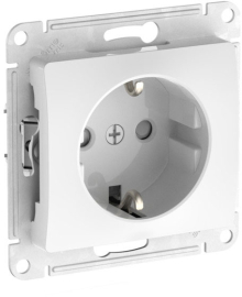 Розетка (безвинтовые клеммы)
Glossa,  со шторками,  с заземлением,  одинарная,  безвинтовые клеммы,   цвет - белый,  пластмасса,  GSL000145S,  Schneider Electric
 - PULSAL.RU