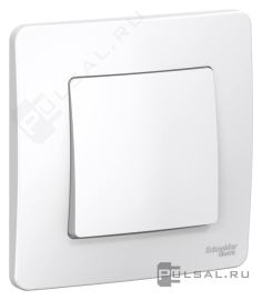 Выключатель 10 А
Blanca,  одноклавишный,  без подсветки,   цвет - белый,  пластмасса,  BLNVS010101,  Schneider Electric
 - PULSAL.RU