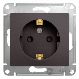 Розетка
Glossa,  со шторками,  с заземлением,  одинарная,  винтовые клеммы,   цвет - графит,  пластмасса,  GSL001345,  Schneider Electric
 - PULSAL.RU