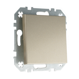 Кнопка Н.О.
Epsilon,  Retro Liregus,  одноклавишный,   цвет - шампань,  пластмасса,  IIJ1.10-203-01.E/Ch,  28-3001,  LIREGUS
 - PULSAL.RU