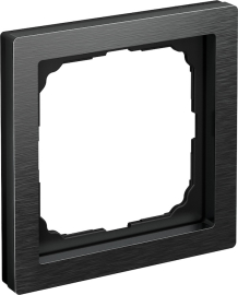 Рамка Pure
ArtGallery Pure,  1 пост,   цвет - оникс,  вертикальная,  горизонтальная,  металл,  GAL312301,  Systeme Electric
 - PULSAL.RU