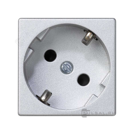 Розетка
Simon Connect K45 Лючки,  Simon Connect K45 Телеблоки,  со шторками,  с заземлением,  одинарная,  безвинтовые клеммы,   цвет - алюминий,  пластмасса,  K11-8,  Simon
 - PULSAL.RU